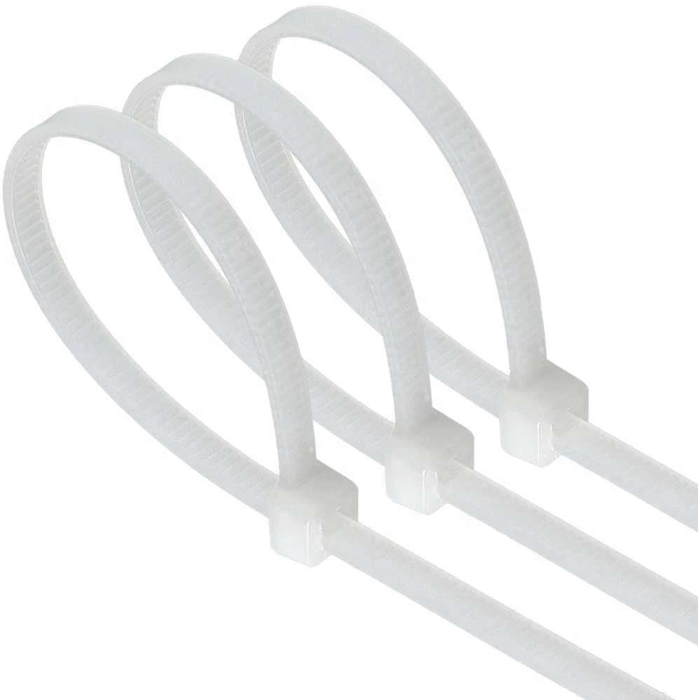 PLASTROL PLASTIKINIS DIRŽELIS Baltas 2,5 x 100mm 100vnt.