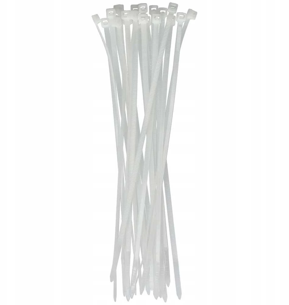 PLASTROL PLASTIKINIS DIRŽELIS Baltas 2,5 x 100mm 100vnt.