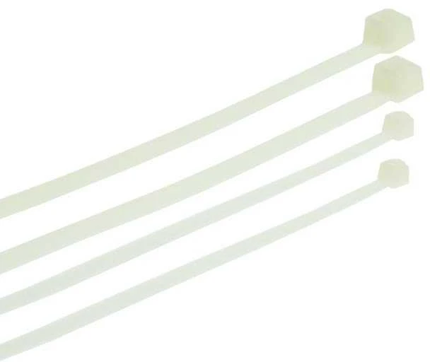 PLASTROL PLASTIKINIS DIRŽELIS Baltas 4,8 x 200mm 100vnt.