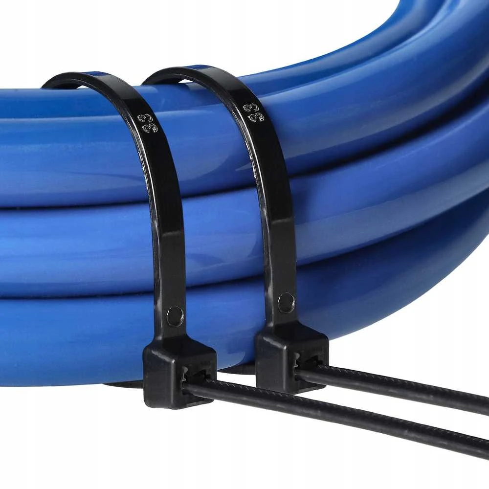 PLASTROL PLASTIKINIS DIRŽELIS Juodas 2,5 x 100mm 100vnt.