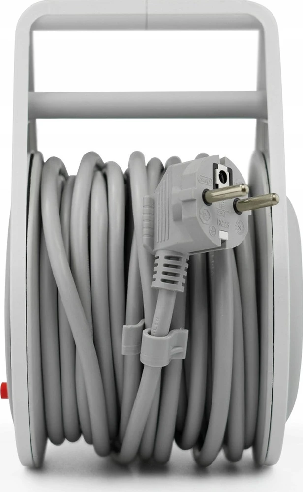 Plastrol ištraukiamas prailginimo laidas 10m 3x1mm2 16A su terminiu saugikliu + USB-A + USB-C