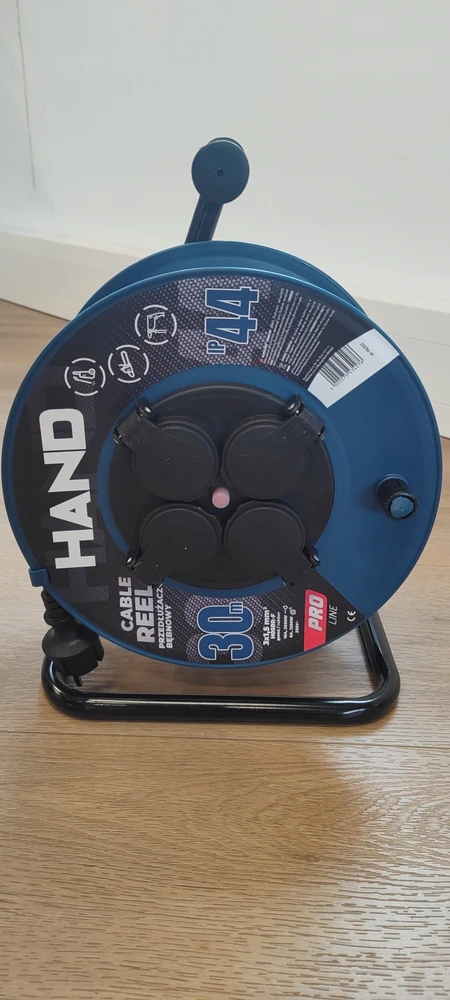 Hand Pro Plastrol HAND BŪGNINIS ILGINTUVAS 30m 3×1,5mm 16A / 3680W / IP44