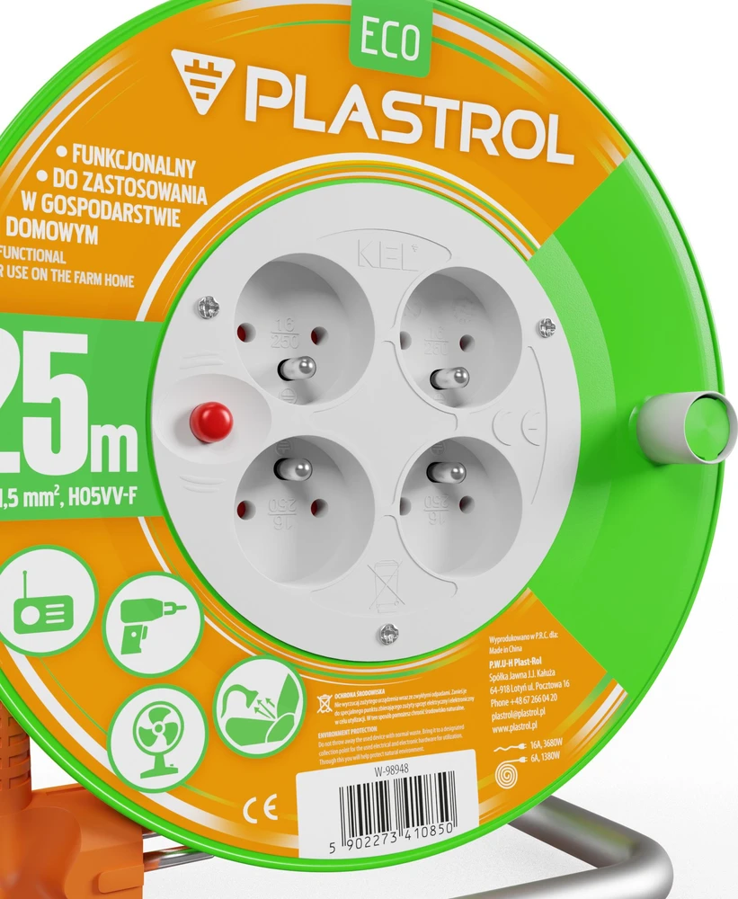 Plastrol Bębnowy ilginamasis laidas eco