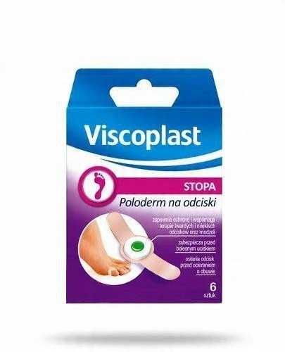 Viscoplast Pleistrai nuo nuospaudų VISCOPLAST su salicilo rūgštimi 70x12,5mm dėžutė 6 vnt.