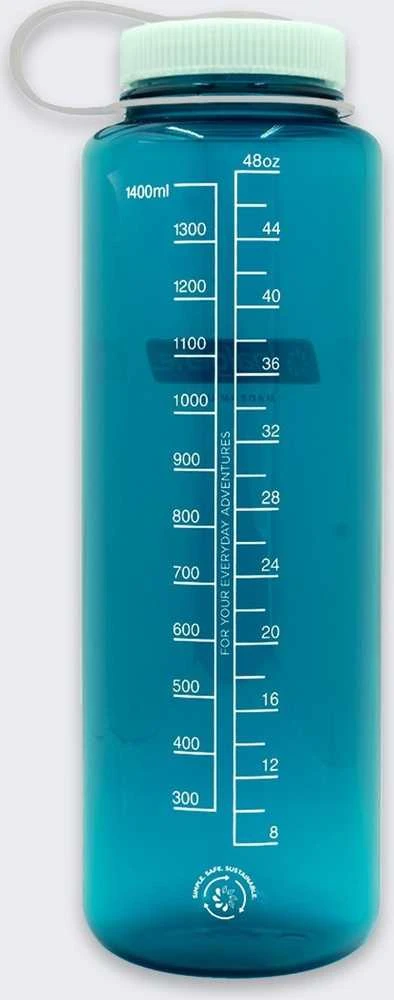 Plataus kaklo butelis-gertuvė Nalgene Silo WM, 1,5 l, mėlynas