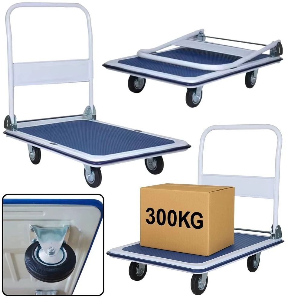 Lean Sulankstomas transportavimo vežimėlis 300 kg, 90x60 cm