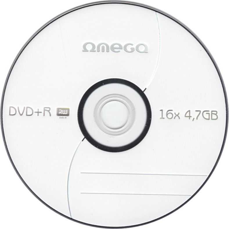 Omega DVD+R 4.7GB 16x 10vnt velenas