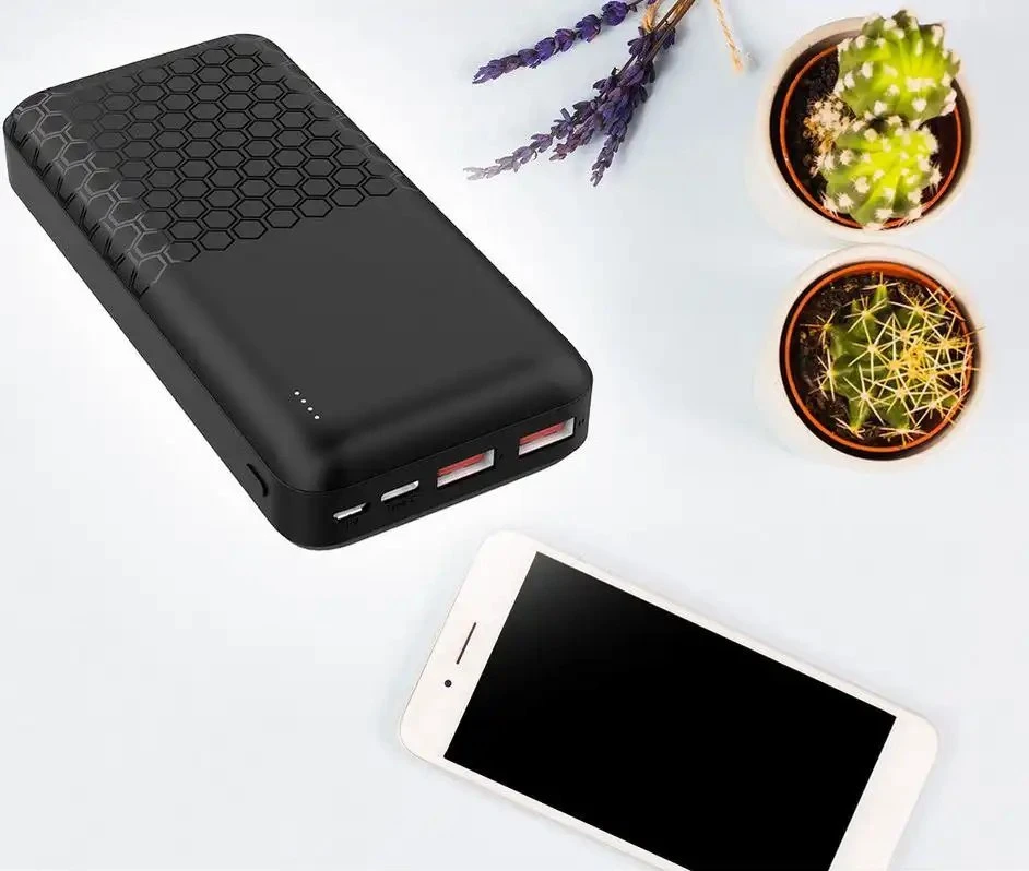 Išorinė baterija POWER BANK Platinet (PMPB20OP18B) 20000mAh (2xUSB; 2xType-C; QC3.0 22,5W) juoda