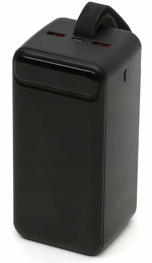 Išorinė baterija POWER BANK Platinet 50000mAh (1xUSB; 1xType-C; QC3.0 20W) juoda