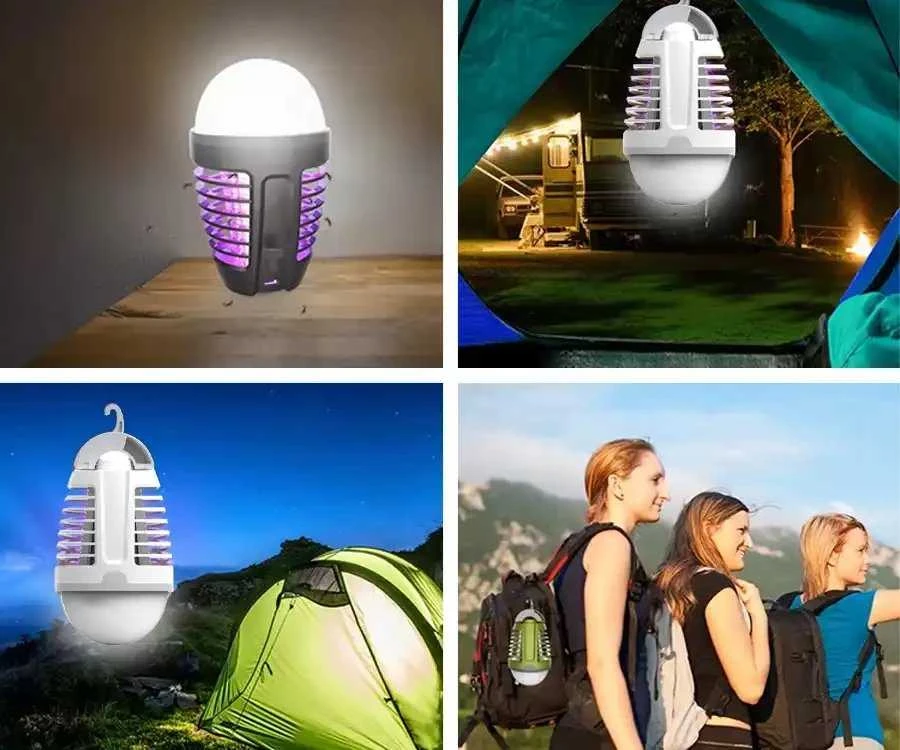 Platinet lempa su uodų naikintuvu (5W 70LM 6500K 1800mAh)