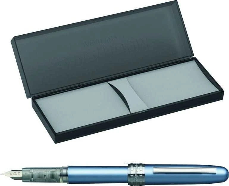 Platinum amžinas rašiklis Platinum, mėlynas metalo