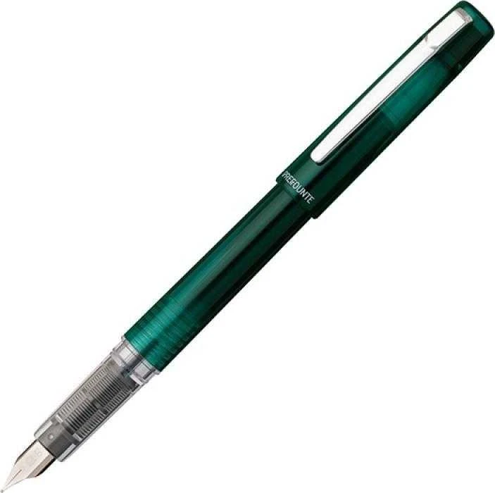 Platinum Platininis „Prefounte Dark Emerald“ plunksnakotis, F, plastikinėje pakuotėje, blisterinėje pakuotėje, žalia