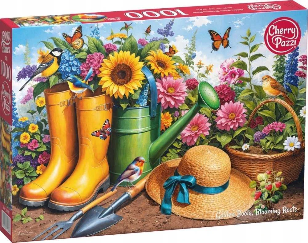 Cherry Pazzi CherryPazzi dėlionė Golden Boots, Blooming Roots 1000 det