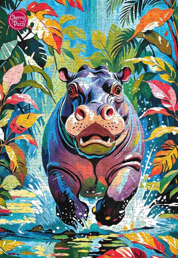 Cherry Pazzi CherryPazzi dėlionė Happy Hippo 500 det