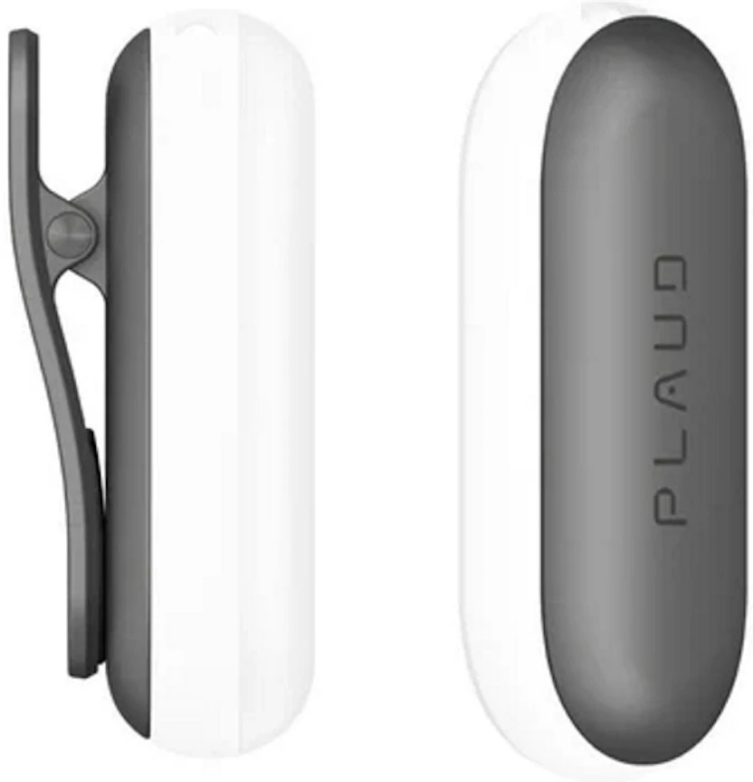Diktofonas Plaud NotePin segtukas ir magnetinis smeigtukas – kosminė pilka (NP-AC-CP-GR)