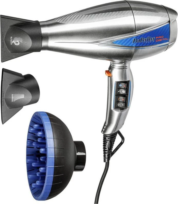 Plaukų džiovintuvas BaByliss Le Pro Digital Pilka, Sidabras 2200 W
