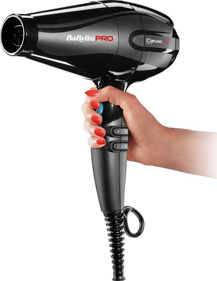 Plaukų džiovintuvas Babyliss Pro Caruso HQ Plaukų džiovintuvas BAB6970IE, su jonų generatoriumi, 2400 W