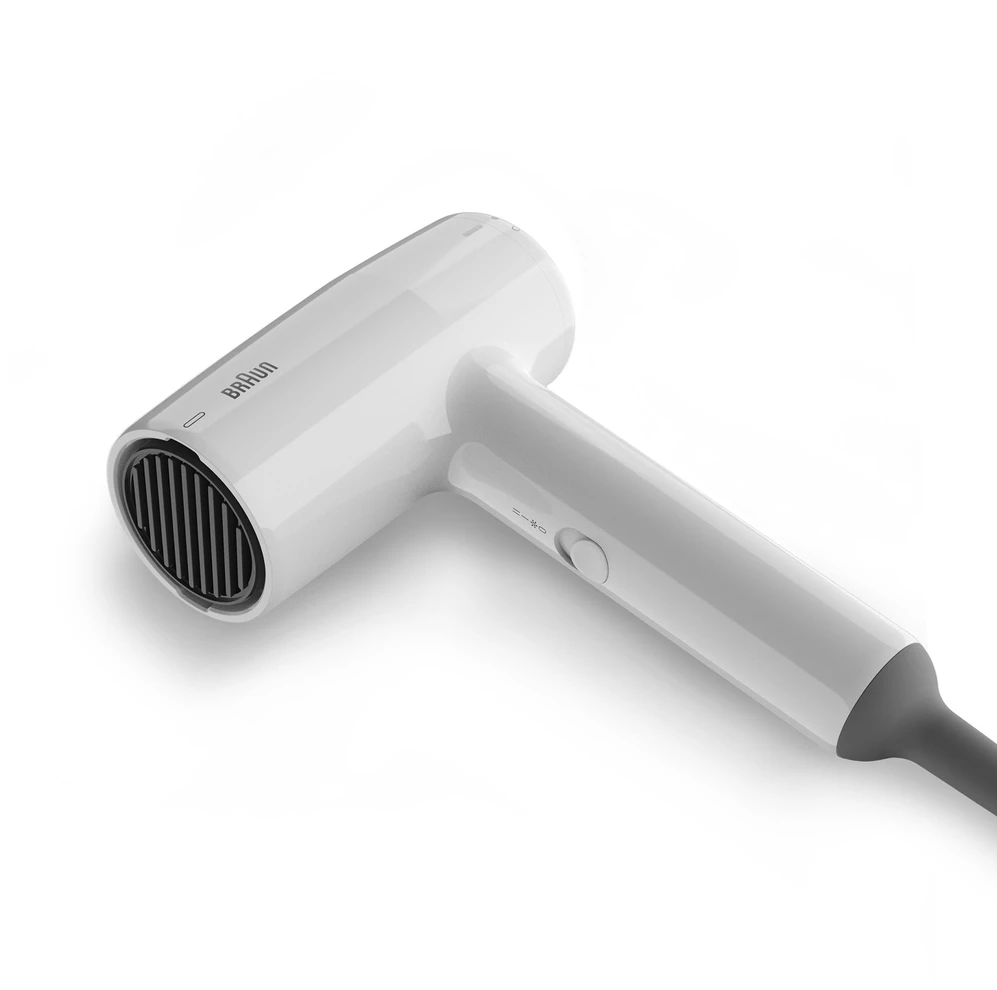 Braun Haircare Sveikata ir asmeninė priežiūra - Braun Plaukų džiovintuvas HD1 55 1800W, 2 Šilumos Nustatymai, Šalto Oro Funkcija, Balta