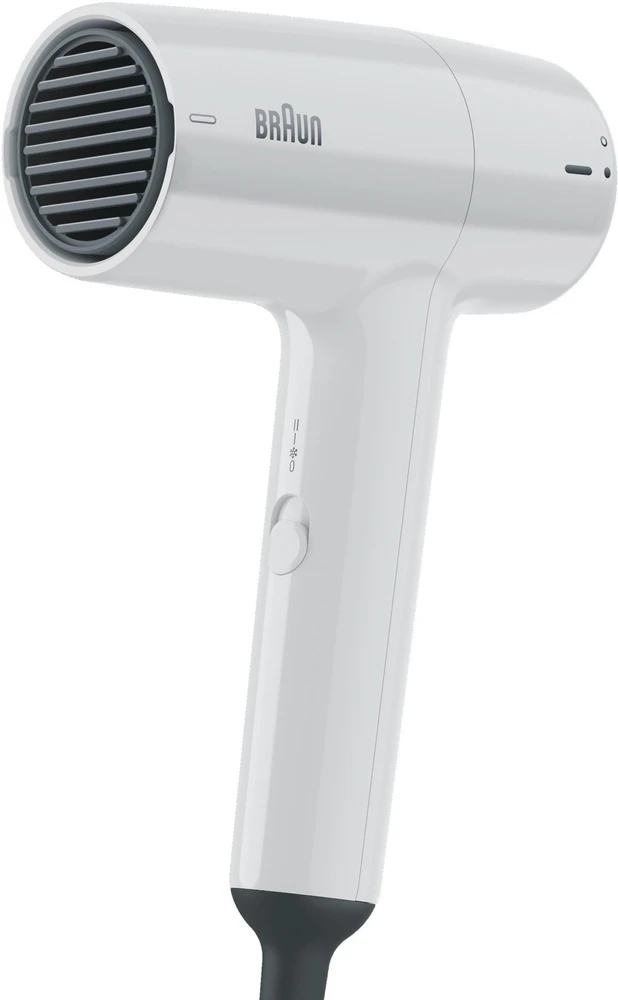 Braun Haircare Sveikata ir asmeninė priežiūra - Braun Plaukų džiovintuvas HD1 55 1800W, 2 Šilumos Nustatymai, Šalto Oro Funkcija, Balta