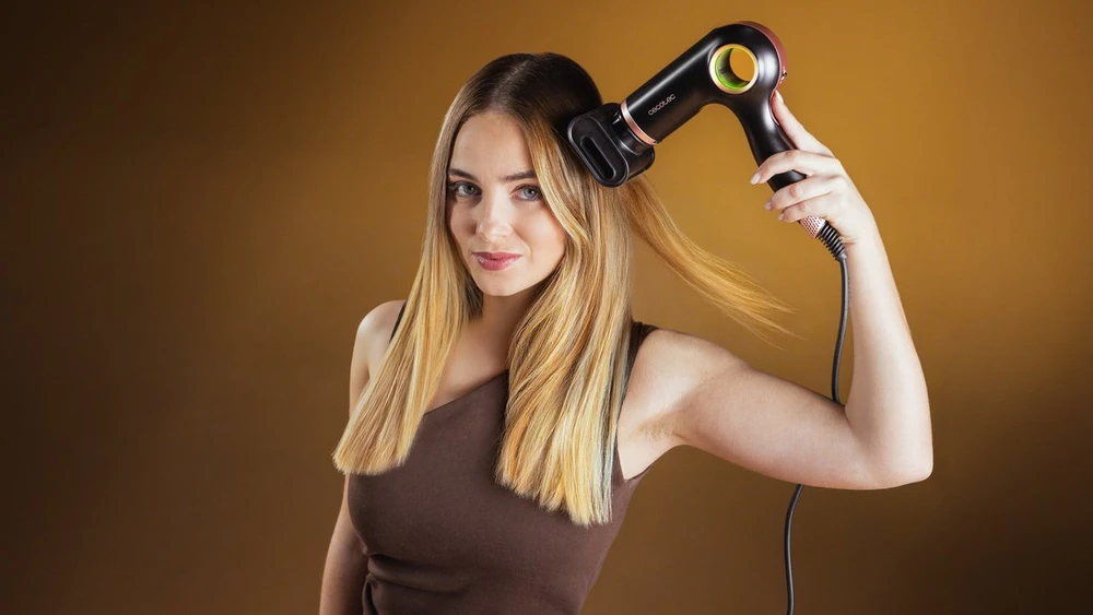 Plaukų džiovintuvas Cecotec DryGlam Waves Sensor 6in1 juodas
