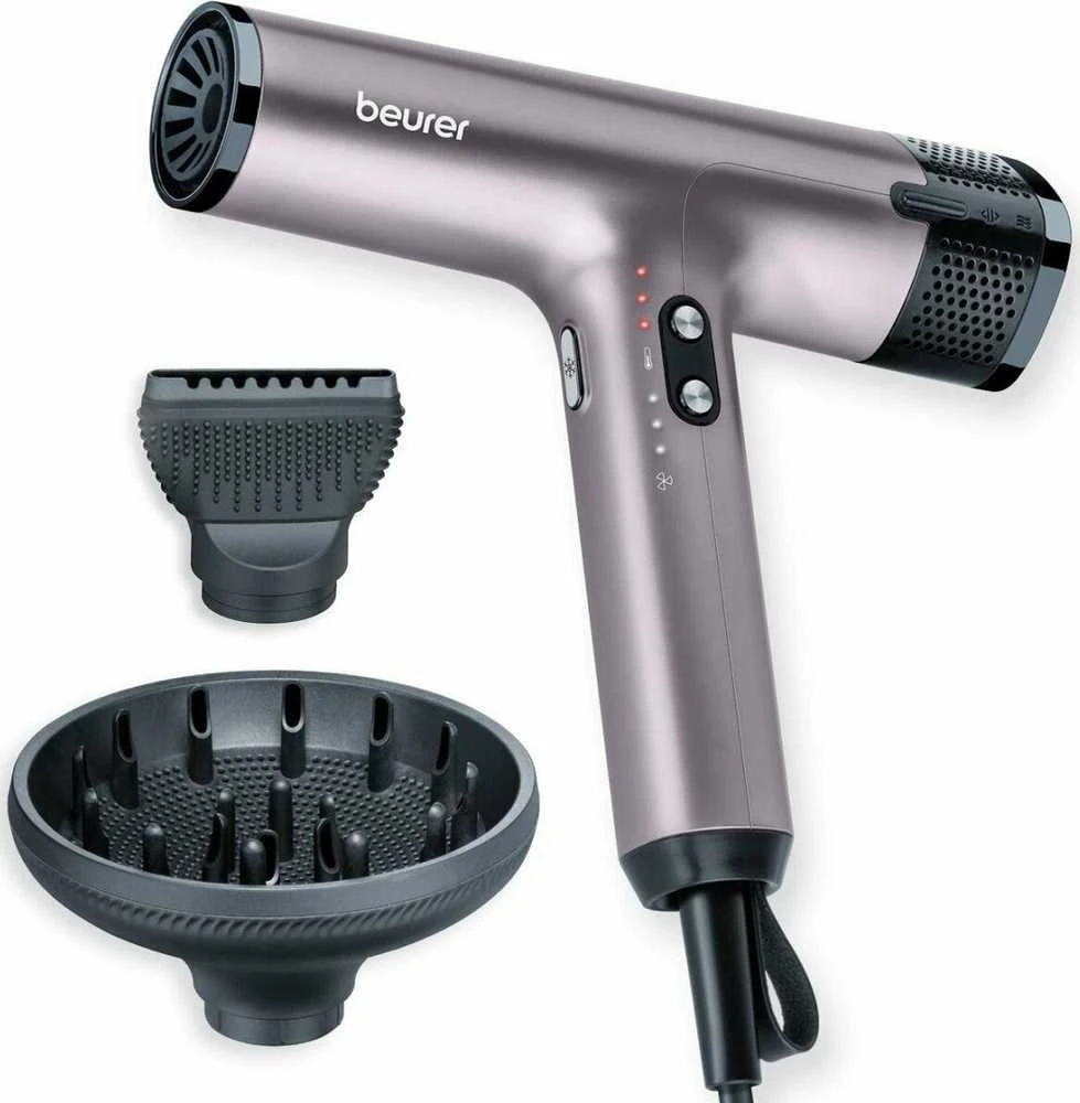 Sveikata ir asmeninė priežiūra - Beurer Plaukų džiovintuvas HC 100 1700W Metal Pilkas