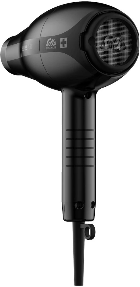 Plaukų džiovintuvas Džiovintuvas Solis S0308, AC, Juodas, Monochromatic, Plastic, 3 m, China (SWISS AIR Juodas 360�)