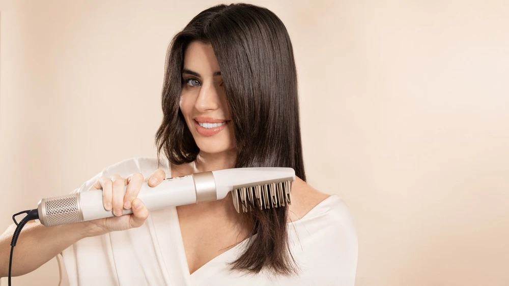Plaukų džiovintuvas-lokė Cecotec CeramicCare AirGlam Champagne 8 in 1