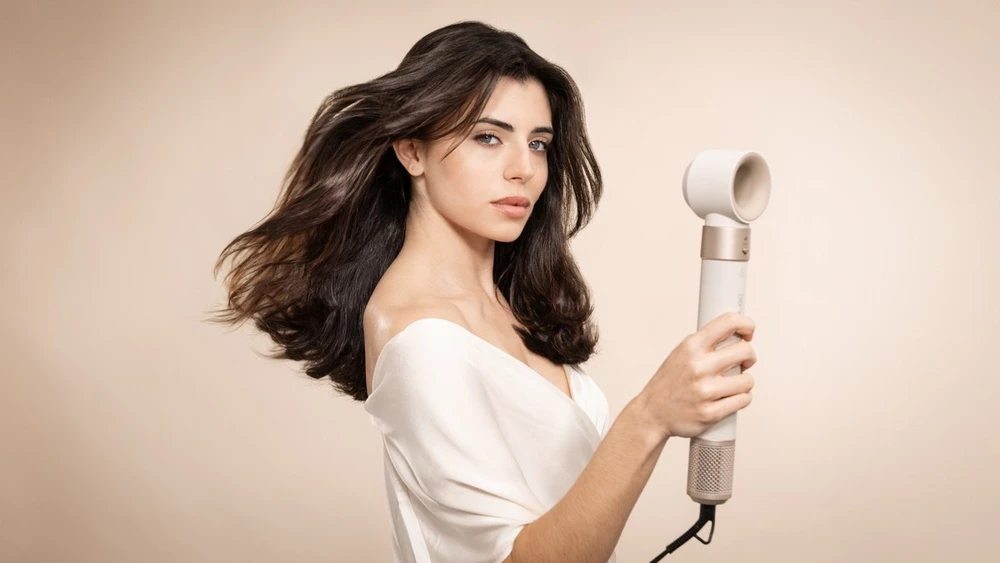 Plaukų džiovintuvas-lokė Cecotec CeramicCare AirGlam Champagne 8 in 1