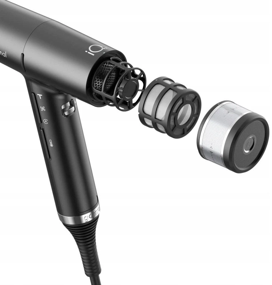 GA.MA PH6080.BK IQ3 Perfetto plaukų džiovintuvas 1600 W Juodas