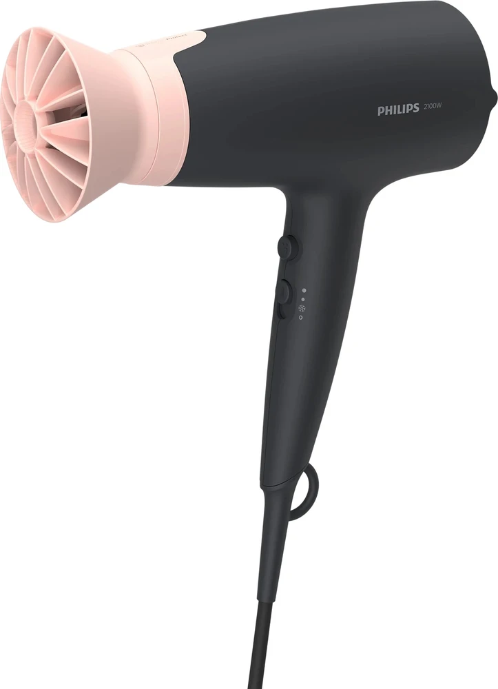 Plaukų džiovintuvas Philips 3000 serija BHD350/10, Juodos/Rausvos spalvos