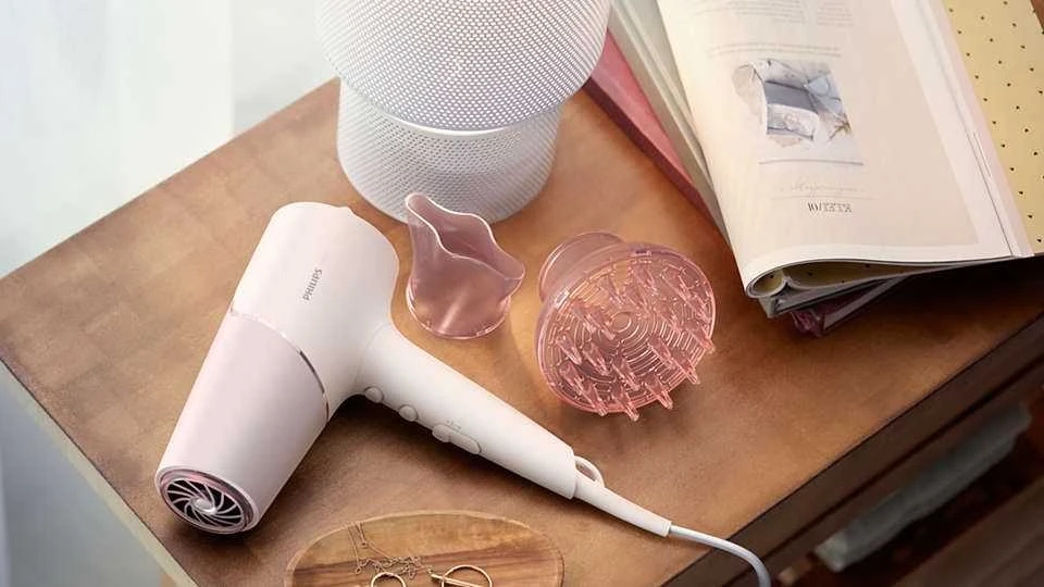 Plaukų džiovintuvas Philips BHD530/00, rožinis