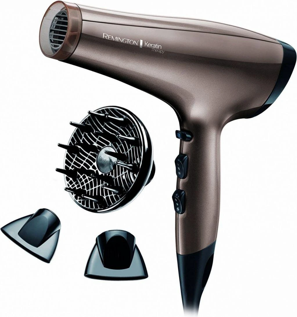 Plaukų džiovintuvas REMINGTON Keratin Protect AC 8002 (2200W, smėlio spalvos)