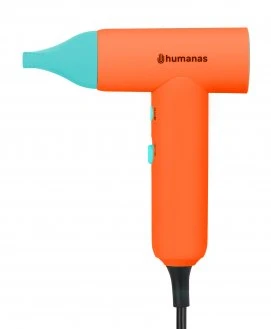 Plaukų džiovintuvas - Humanas AirTouch HD-AT03 Compact Ionizing 2 Airflow 4 Heat Oranžinis