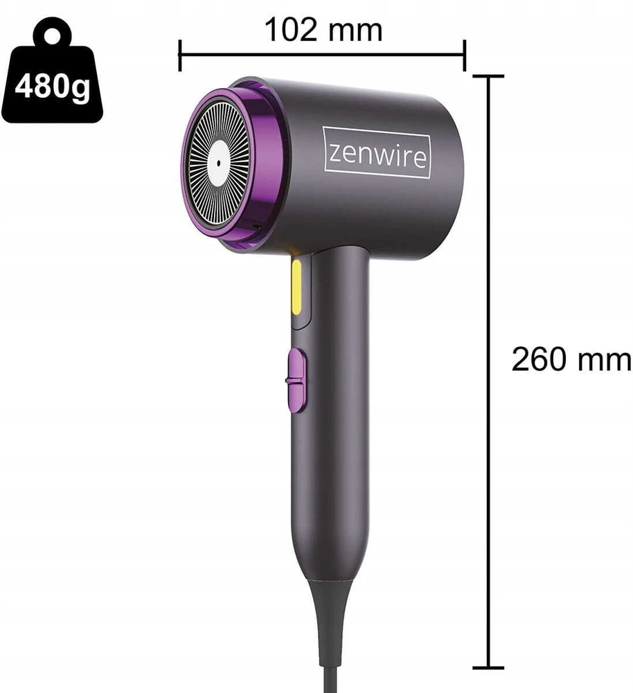 „Zenwire ShineCore M1“ plaukų džiovintuvas
