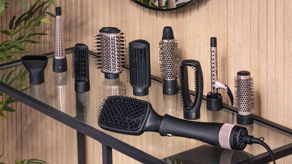 Cecotec Air brush | CeramicCare 10in1 Styler 10-in-1 | Number of heating levels 3 | 1000 W | Juodas