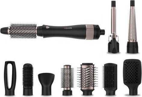 Cecotec Air brush | CeramicCare 10in1 Styler 10-in-1 | Number of heating levels 3 | 1000 W | Juodas