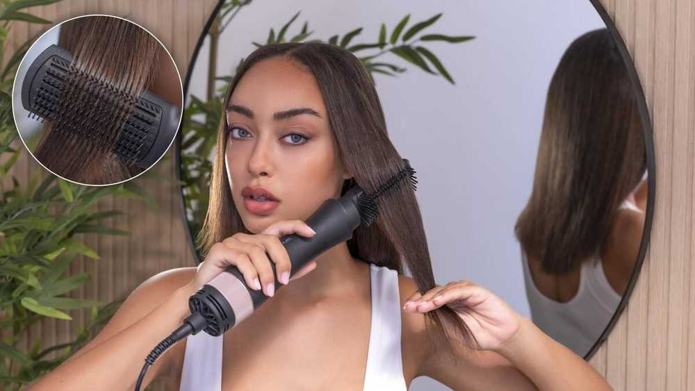 Cecotec Air brush | CeramicCare 10in1 Styler 10-in-1 | Number of heating levels 3 | 1000 W | Juodas