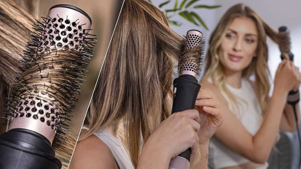 Cecotec Air brush | CeramicCare 10in1 Styler 10-in-1 | Number of heating levels 3 | 1000 W | Juodas