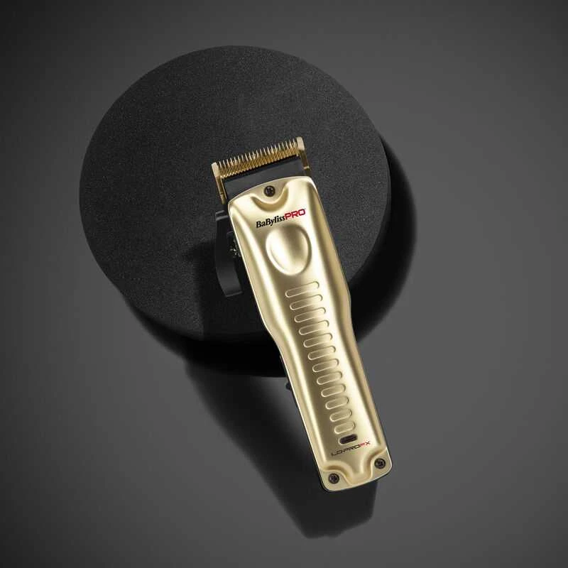 Plaukų ir barzdos kirpimo mašinėlė BaByliss PRO 4 Artists Lo-ProFX Clipper Gold FX825GE, aukso spalvos