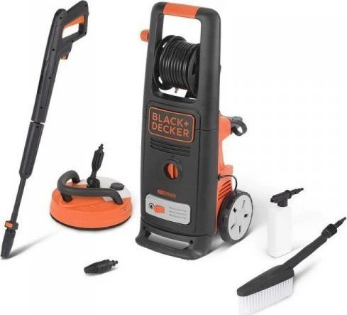 Black & Decker Juodas &amp; DECKER Juodas+DECKER AUKŠTO SLĖGIO PLOVYKLA 2000W 140BAR