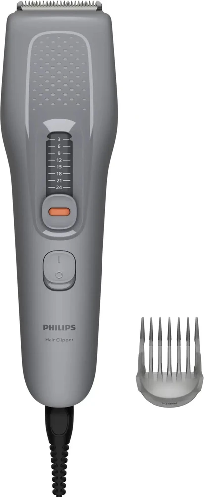 Plaukų kirpimo mašinėlė Philips 3000 series hair trimmers/clipper Pilkas 9 (HC3722/15)