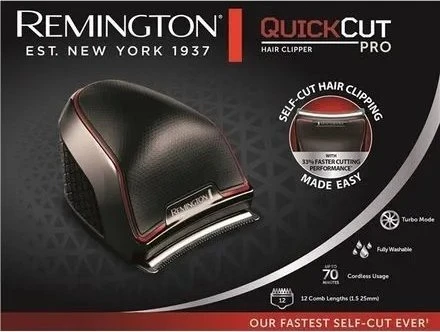 Kirpimo Mašinėlė - Remington HC4300 12 Ilgio Nustatymai, Nerūdijančio Plieno Peiliai, 70 Min Veikimo Laikas, Juoda