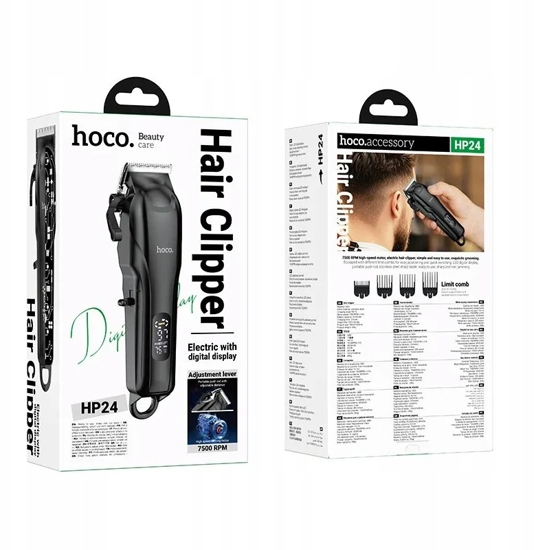 Hair clipper Hoco HP24 juodas