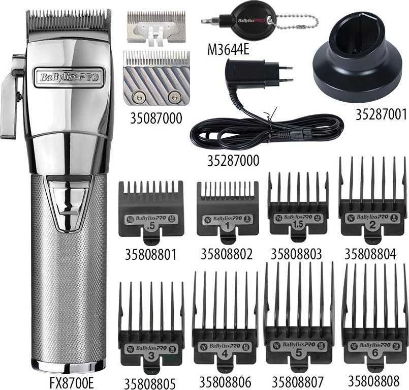Plaukų kirpimo mašinėlė BaByliss PRO Cord/Cordless Metal Clipper FX8700E