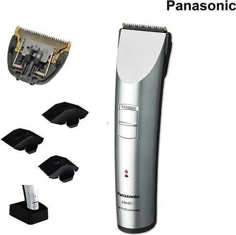 Panasonic ER1421 Garantija 24 mėn., Plaukų kirpimo mašinėlė, Ilgio žingsnių skaičius 6, Įkraunamas, Veikimo laikas 80 min., Įkrovimo laikas 1 val., Sidabrinis