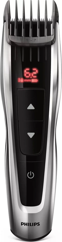 Plaukų kirpimo mašinėlė Philips 9000 serija, HC9420/15, 60 ilgio nustatymų, įkraunama