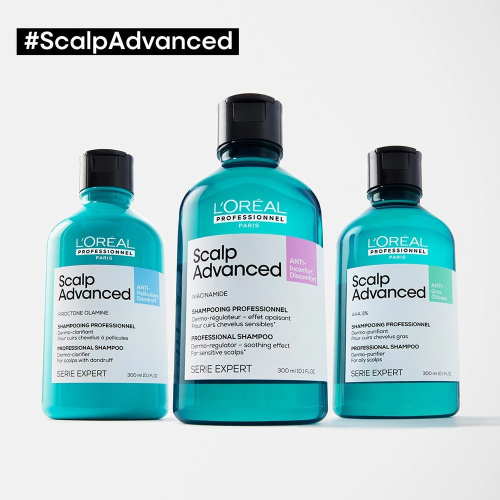 L'Oreal Professionnel Serie Expert Scalp Advanced Hair šampūnas nuo diskomforto, 300 ml