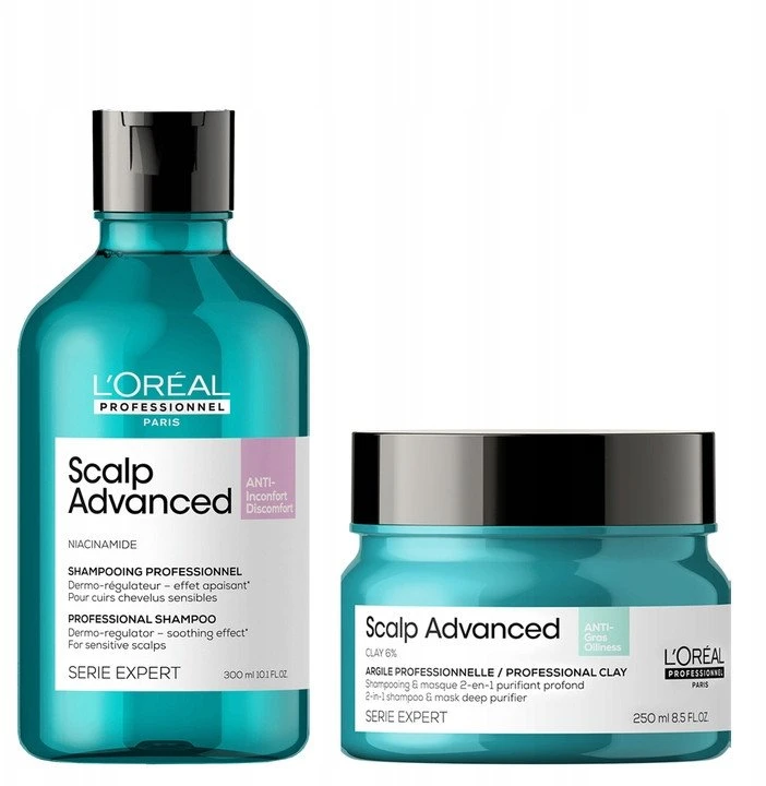 L'Oreal Professionnel Serie Expert Scalp Advanced Hair šampūnas nuo diskomforto, 300 ml