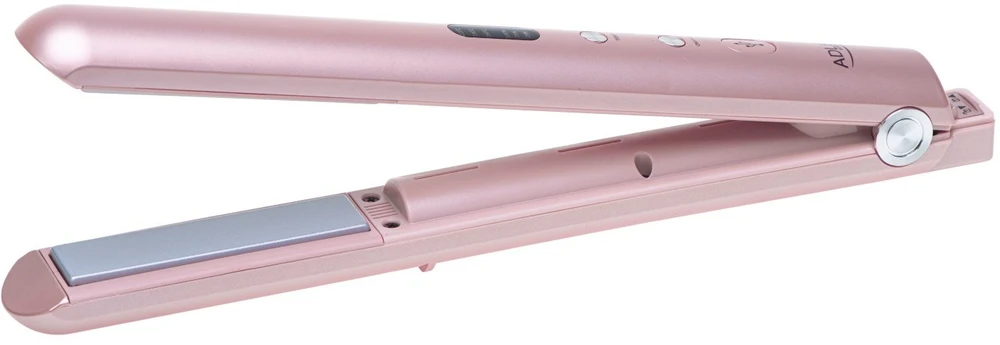 Adler Cordless Plaukų tiesintuvas | AD 2327 | Ceramic heating system | Ekranas LED | Temperature (min) 160 °C | Temperature (max) 220 °C | Rožinė