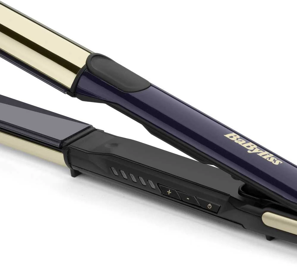 BaByliss ST484E plaukų formavimo įrankis Tiesintuvas Šiltas Juodas, Auksinis 3.3 m
